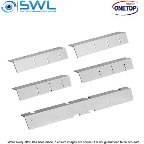ONETOP L&Z 5700D & 5800D  DSS: Double Door Mag L&Z Bracket for In-swing Door Ins