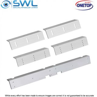 ONETOP L&Z 3500D: Double Door Mag L&Z Bracket for In-Swing Door Install