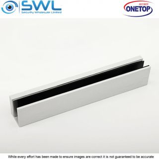 ONETOP UBG 12M: 12mm Aluminium U Bracket for Armature Plate Glass Door - EM3500