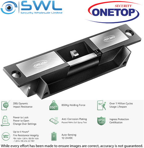 ONETOP ES20M: High Security Electric Strike Fail Safe/ Secure WITH MONITORING