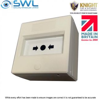KNIGHT MX74SWS: White Emergency Exit Resettable