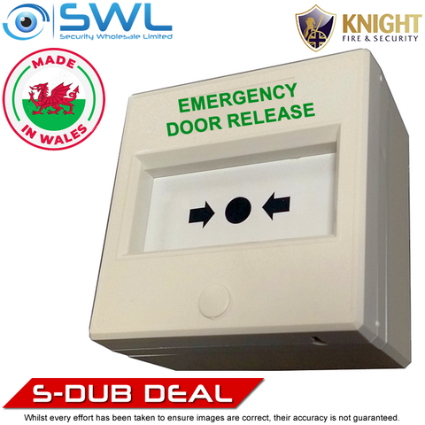 KNIGHT MX74SWS: White Emergency Exit Resettable