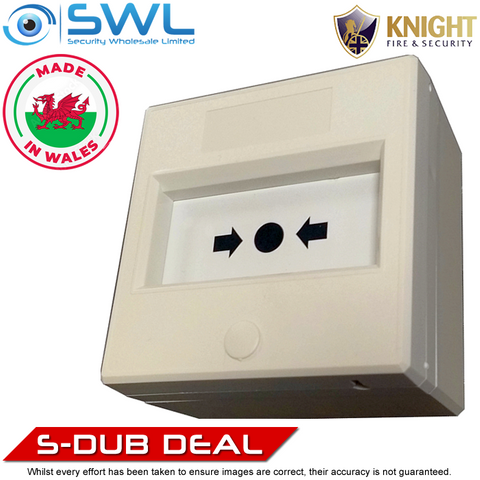 KNIGHT MX74SWS: White Emergency Exit Resettable