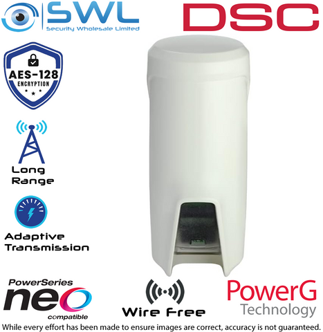 DSC Neo: PG4902 Wireless 433MHz Outdoor Curtain PIR Detector: 8m