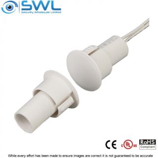SWL Flush Reed Switch (BR-1021) 19mm-3/4" Hole 25mm-1" Gap