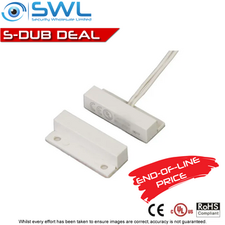 SWL Mini Surface Reed Switch with Flange (BS-2021) Lx 33.5mm 1" Gap