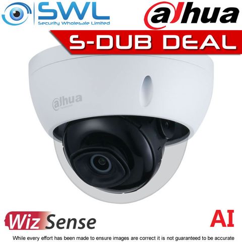 Dahua IPC-HDBW3841EP-S: 4K STARLIGHT Dome WDR IR30m IP67 IK10 2.8mm