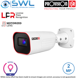 Provision ISR I6-320LPR-MVF1 Smart Series 2MP LPR Bullet WDR IR60m IP67 2.8-12mm