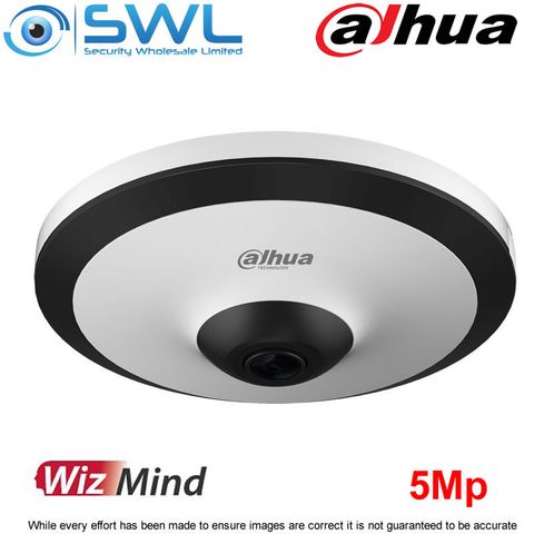 Dahua IPC-EW5541P-AS: 5Mp 360&deg; STARVIS Fisheye IR 10m 1.4mm INDOOR ONLY