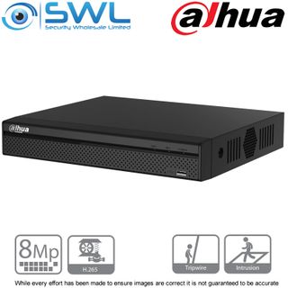 Dahua NVR4104HS-P-4KS2/L: 4CH, 4x PoE, 1x HDD. HDD Not Included
