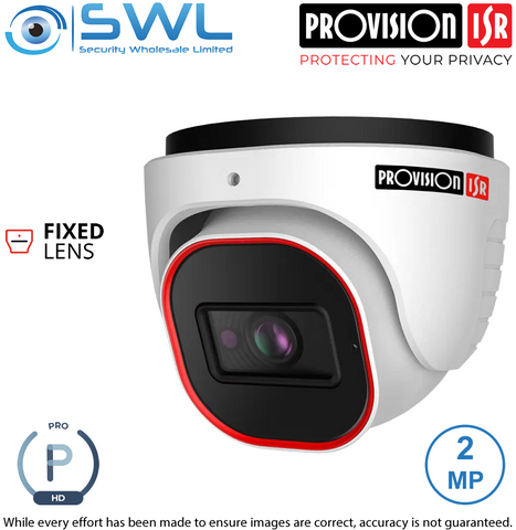 Provision-ISR DI-320A-28: Pro HD Series 2MP AHD (4 in 1) Turret IR20m IP67 2.8mm