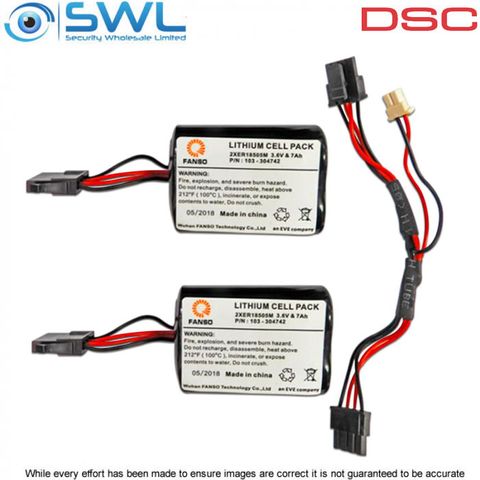 DSC Neo: PowerG Indoor/Outdoor Sirens-Replacement Battery