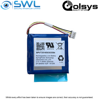 Qolsys IQ2 Factory Replacement Battery ONLY