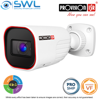 Provision-ISR I4-350A-MVF: Pro HD Series 5MP (4 in 1) Bullet IR40m IP67 2.8-12mm