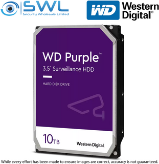 WD Purple Hard Drive 3.5" 10Tb Installed - 3 Year Warranty