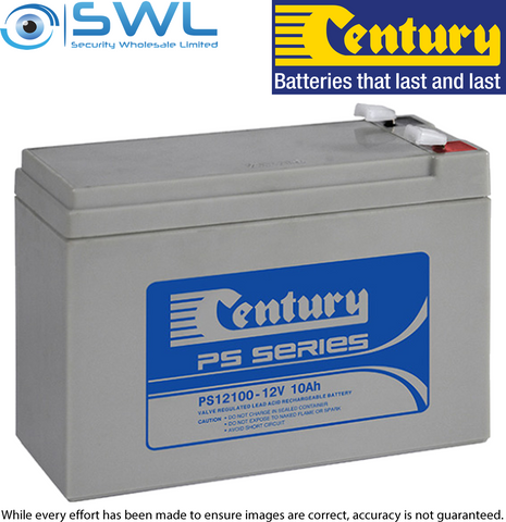 Century PS12100, 12v 10 A/H Sealed Lead Acid Battery