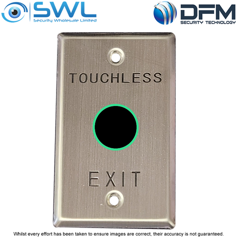 Stainless Steel Touchless Exit Button WEL2261 Standard Size