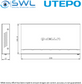 Utepo UTP3-SW08-TP120: 8 x 10/100 PoE 120W + 10/100 Watchdog