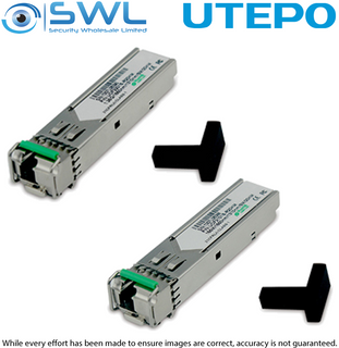 Utepo 1.25G SFP Single Mode, Single Fibre, 1.25G, LC Port, 1310/1550, 20k PAIR