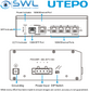 Utepo UTP7204E-POE-A1: 4 x 10/100 PoE 60W +1, Watchdog, DIN