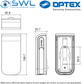 Optex OPT-BXS-ST: Outdoor Passive Infrared Detector Up to 24m