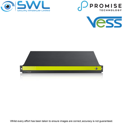 Promise Vess A3120 NVR, i3-9100E, 16GB, RAID 5, 300Mbps 1U Rack Mount