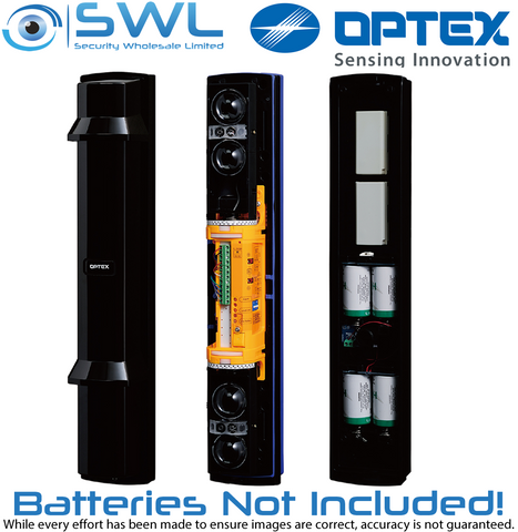 Optex SL-350QFR: Outdoor Battery Powered 100m IP65 Infrared Beam Set