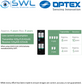Optex SL-350QFR: Outdoor 100m Beam, IP65  Battery Powered *Not Included*