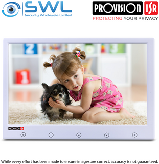 Provision ISR PR-IPS7-W 10" TFT Monitor (AV1/2, HDMI, VGA) Power Supply Not Inc