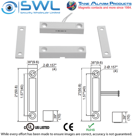 TANE 55 Surface Reed: 50.8× 9.6× 10mm. 19mm Gap.Centre Lead Type