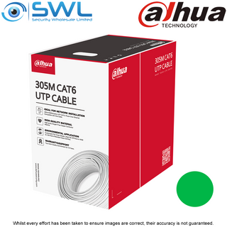 Dahua Cat 6 UTP 305m Box: GREEN - FREIGHT INCLUDED