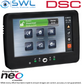 DSC Neo HS2TCHPBLKN: 7" Touch Screen H/W Keypad c/w Prox - BLACK