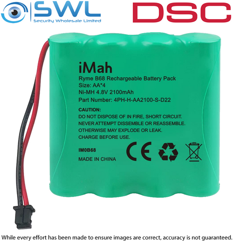 DSC BATT2.1-4.8V: WS4920 REPLACEMENT BATTERY