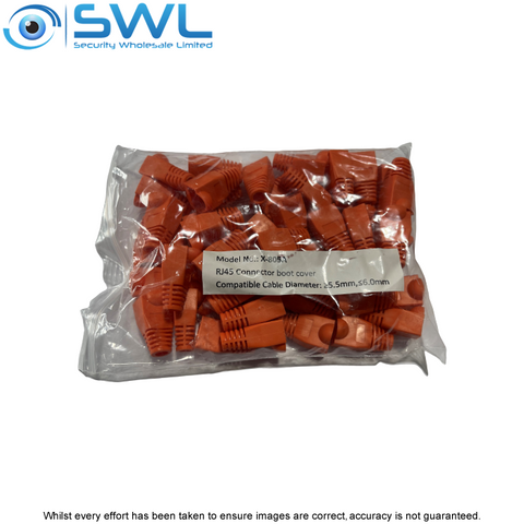 EZ-CAT6 Strain Relief Boot: ORANGE Bag of 50