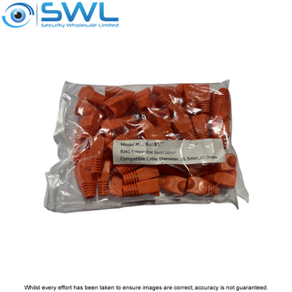 EZ-CAT6 Strain Relief Boot: ORANGE Bag of 50