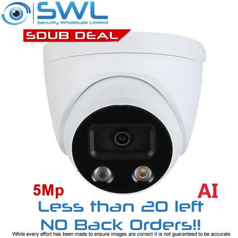 IPC-HDW5541HP-AS-PV: 5MP STAR+ AI Eyeball Alarm LED & Speaker IR50m 2.8mm