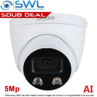 Dahua IPC-HDW5541HP-AS-PV: 5MP STAR+ AI Eyeball Alarm LED & Speaker IR50m 2.8mm