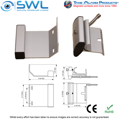 TANE 66 WG Track Mount O/head Door Reed: 70x 80x 40mm. 64mm Gap. Commercial Type