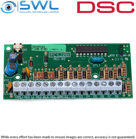 DSC PowerSeries: PC5208 Programmable 8 Way Low Current Output Module