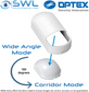 Optex FLX-S-DT-X5: Indoor Dual Tech Combo PIR & Microwave Detector 12m 85°