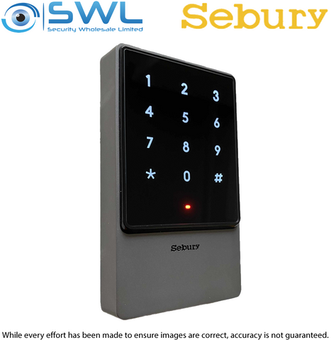 Sebury STouch2 Keypad & Reader, Wiegand Output/Input