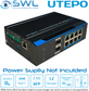 Utepo UTP7310S-PSD: 8 x Gigabit PoE 480W + 2 x SFP, Watchdog, DIN, L2 Managed