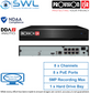 Provision-ISR 8CH NVR5 KIT: With 6x 4MP S-Sight Turrets 2.8mm 1Tb, 22" MONITOR