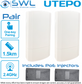 Utepo UBG3102-300 Outdoor Wireless AP: 2.4G, 300Mbps, 1.5Km, Easy Setup, PAIR
