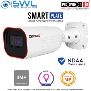 Provision ISR I6-340LPRN-MVF2 Smart Series 4MP LPR Bullet WDR IR60m IP67 8-32mm