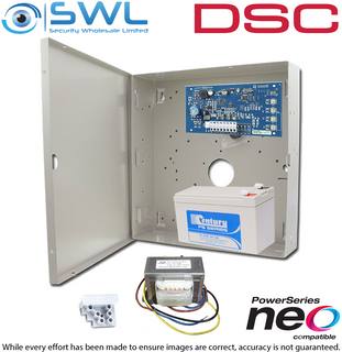 DSC Neo: HSM2300 Power Supply Module 1 Amp 12VDC C/w Transformer and Battery