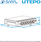 Utepo UTP3106-PSB: 4 x 10/100 PoE 120W + 2 x 10/100 Uplink