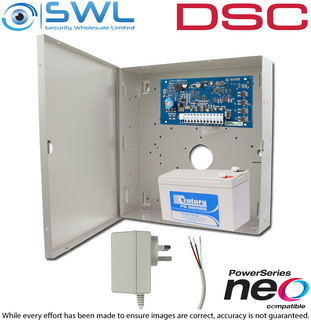 DSC Neo: HSM2204 High Current 4-Way Output Module Boxed c/w Plug Pack & Battery