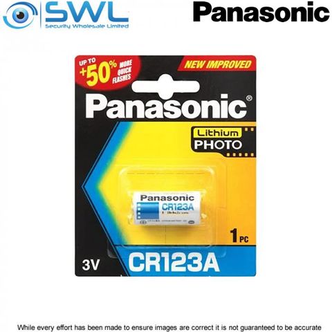 Panasonic 3V CR123A Lithium Battery (Single)