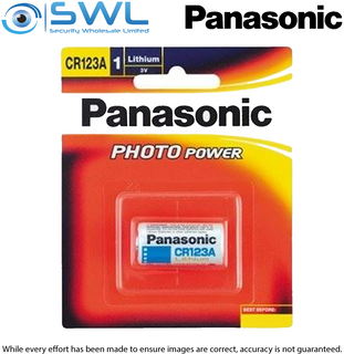 Panasonic 3V CR123A Lithium Battery (Single)